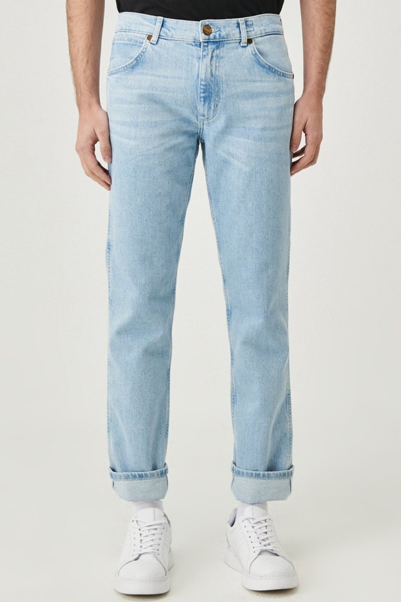 Wrangler Greensboro Męskie Spodnie Jeansowe Whitewater W15Qjx31R-W36 L30