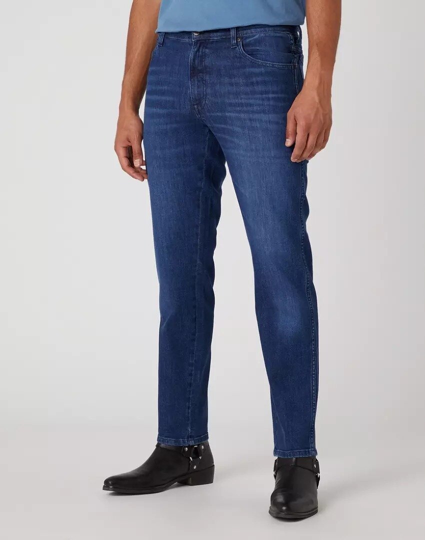 Wrangler Texas Slim Męskie Spodnie Jeansowe Jeansy Free Way W12Syjz99-W34 L34
