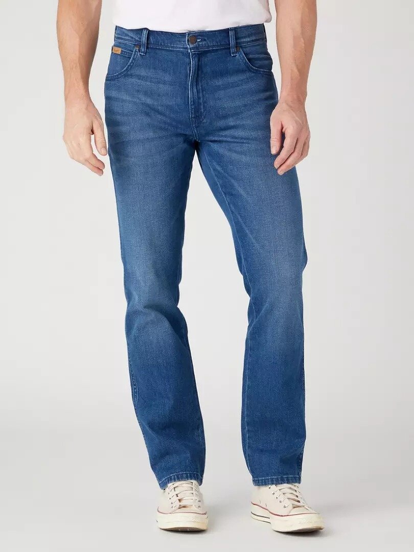 Wrangler Texas Męskie Spodnie Jeansowe Jeansy Aries Blue W121Ag42A-W32 L32