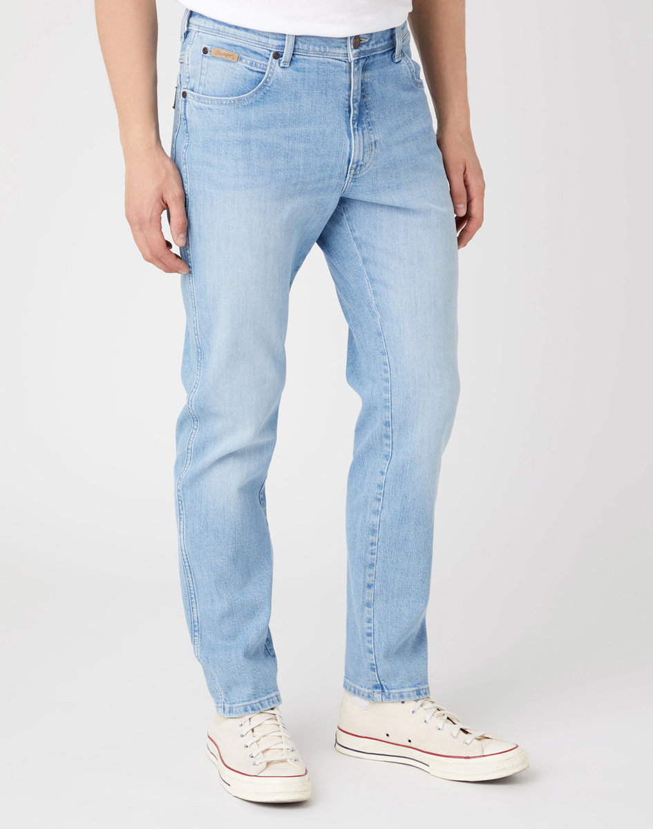 Wrangler Texas Taper Męskie Spodnie Jeansowe Lovesick W12Ty728Q-W36 L32