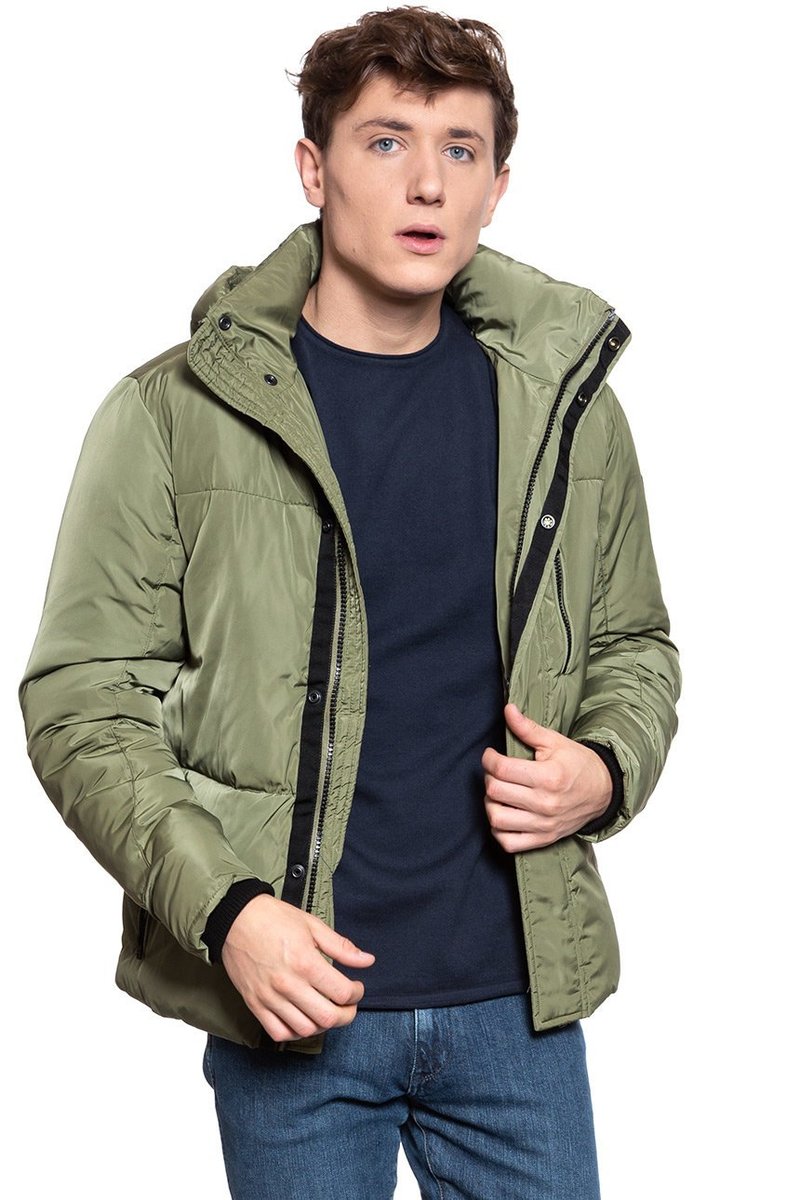 Wrangler Protector Jacket Męska Kurtka Zimowa Clover Green W4A2W3G05-2Xl