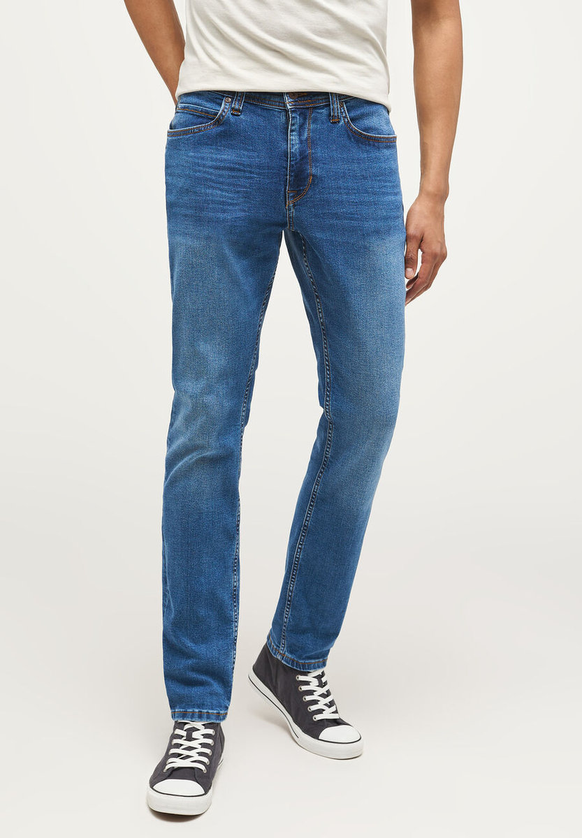 Mustang Style Vegas Męskie Spodnie Jeansowe Denim Blue 1013659 5000 783-W33 L30