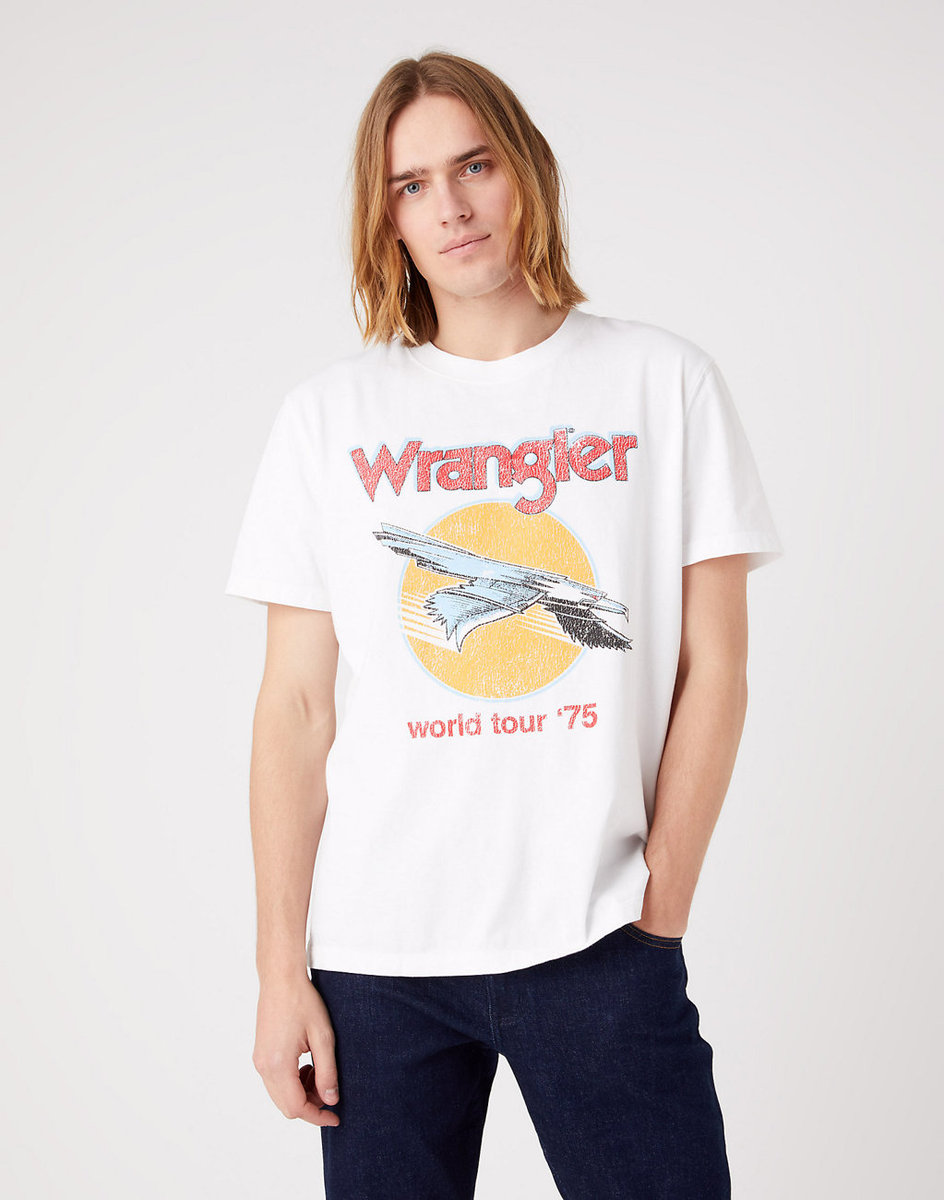 Wrangler Eagle Tee Męski T-Shirt Koszulka  W70Ree989-Xl