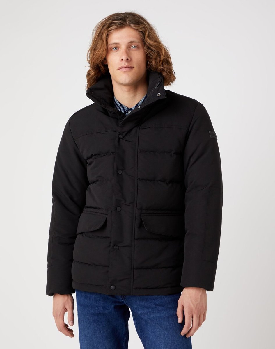 Wrangler Bodyguard Męska Kurtka Zimowa Black W4B2Ww100-L
