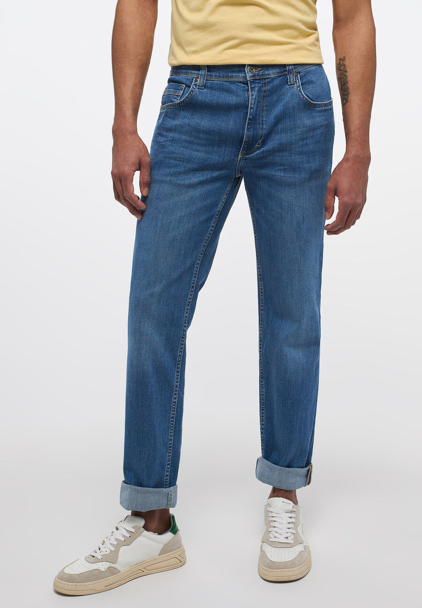 Mustang Washington Męskie Spodnie Jeansowe Denim Blue 1013671 5000 583-W34 L30