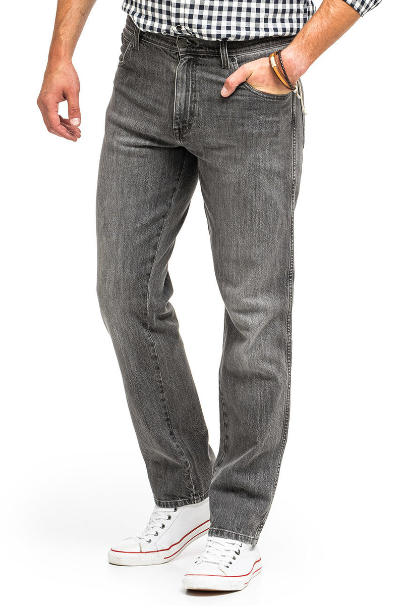 Wrangler Texas Męskie Spodnie Jeansowe Dusty Granite W121P416N-W36 L30