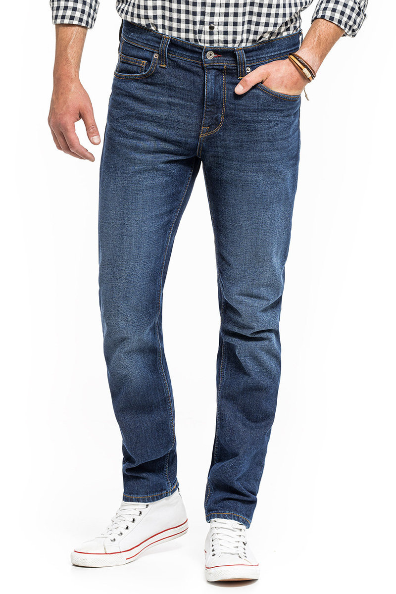 Mustang Vegas Męskie Spodnie Jeansowe Denim Blue 1014039 5000 982-W31 L32