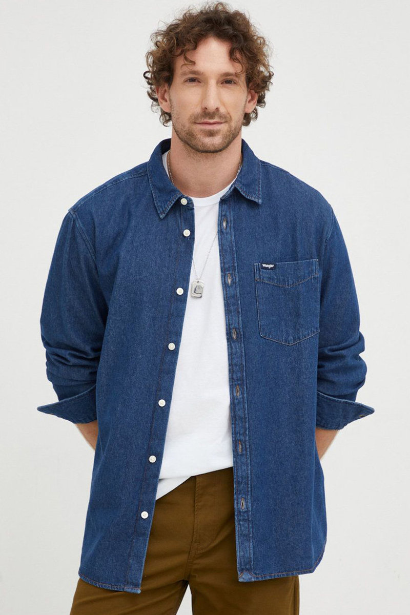 Wrangler Denim Shirt Męska Koszula Jeansowa W5B9Lw023-M