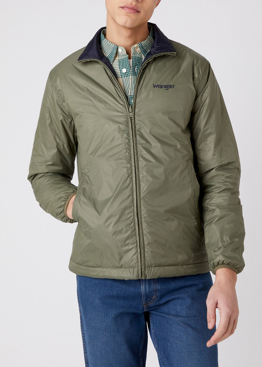 Wrangler The Reversible Deep Męska Kurtka Dwustronna Lichen Green W4D5Ybx1X-M