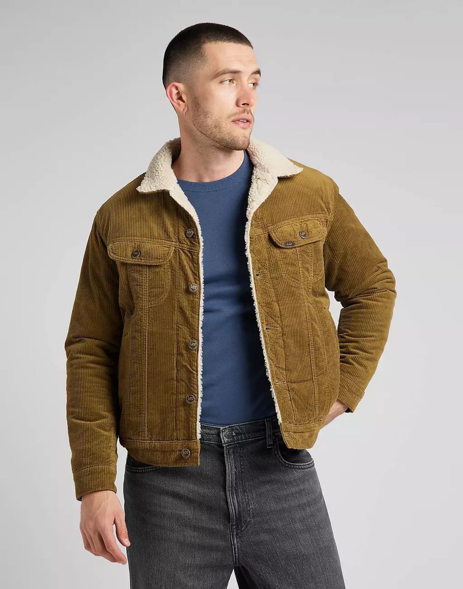 Lee Sherpa Jacket Męska Kurtka Przejściowa Tumbleweed L87Aqedh-5Xl