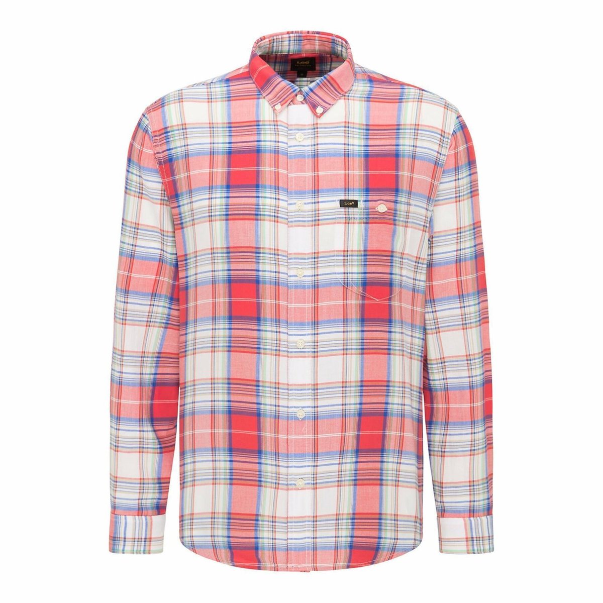Lee Riveted Shirt Męska Koszula Materiałowa Aurora Red L66Iknnv-M