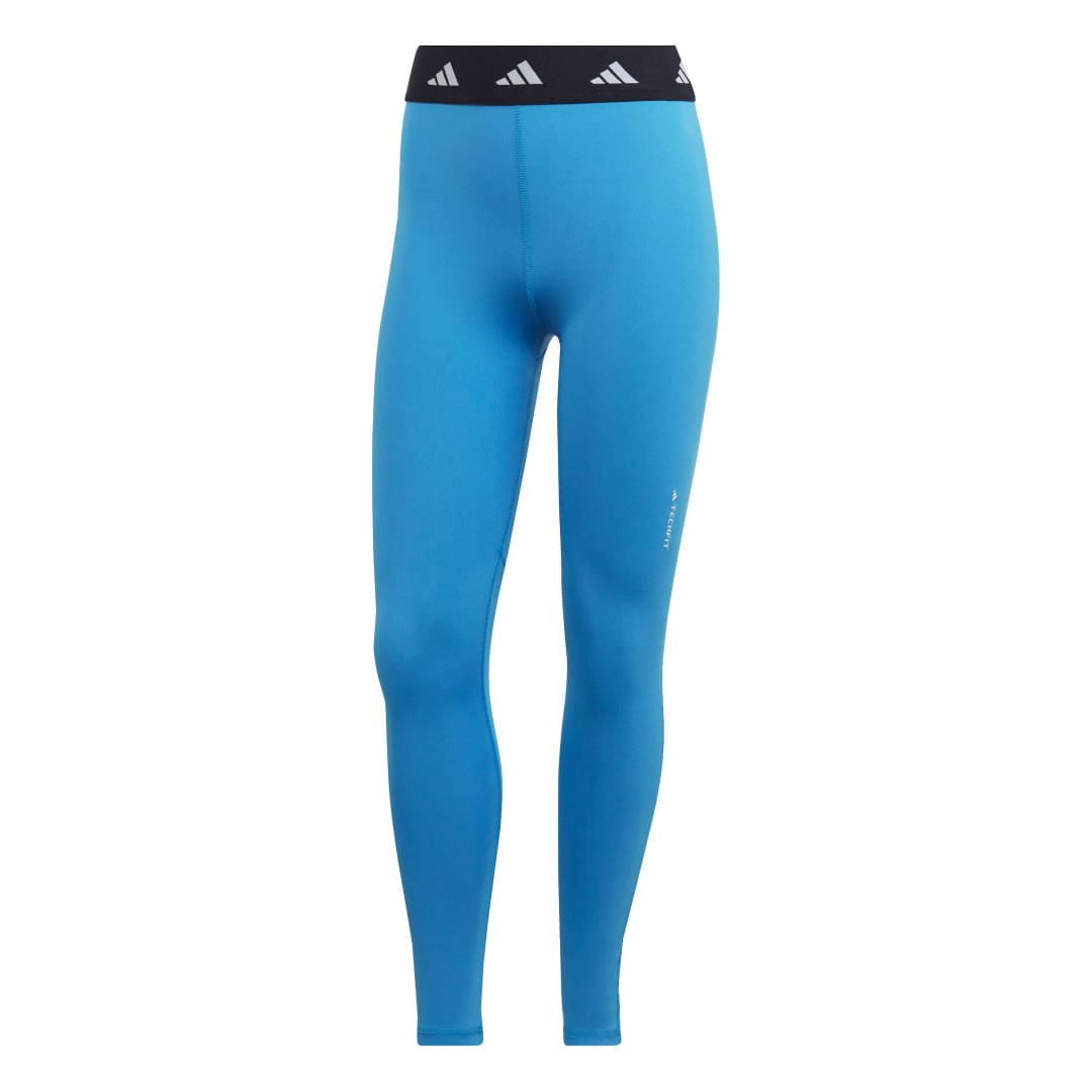 Legginsy damskie adidas TECHFIT 7/8 niebieskie HL6074-L