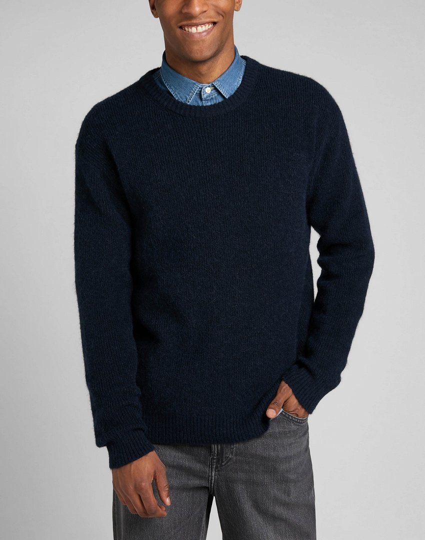 Lee Seasonal Crew Męski Sweter Klasyczny Mood L83Zdd61-2Xl