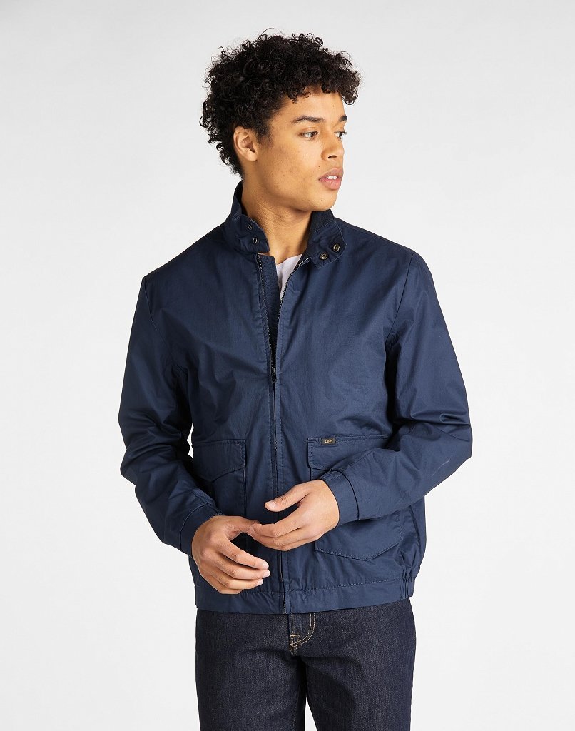 Męska Kurtka Przejściowa Lee Harrington Jacket Regular Navy L88Tcr35-M