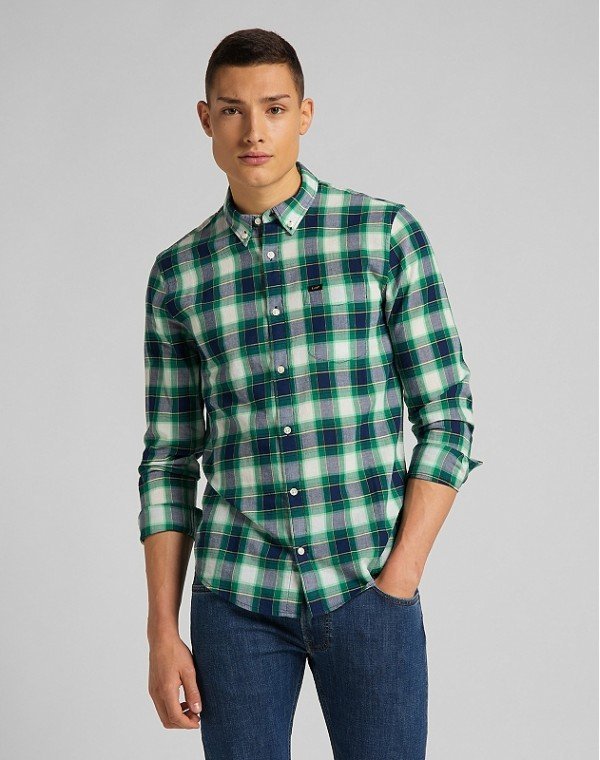 Koszula Męska Lee Button Down Fairway L880Ksqd-M