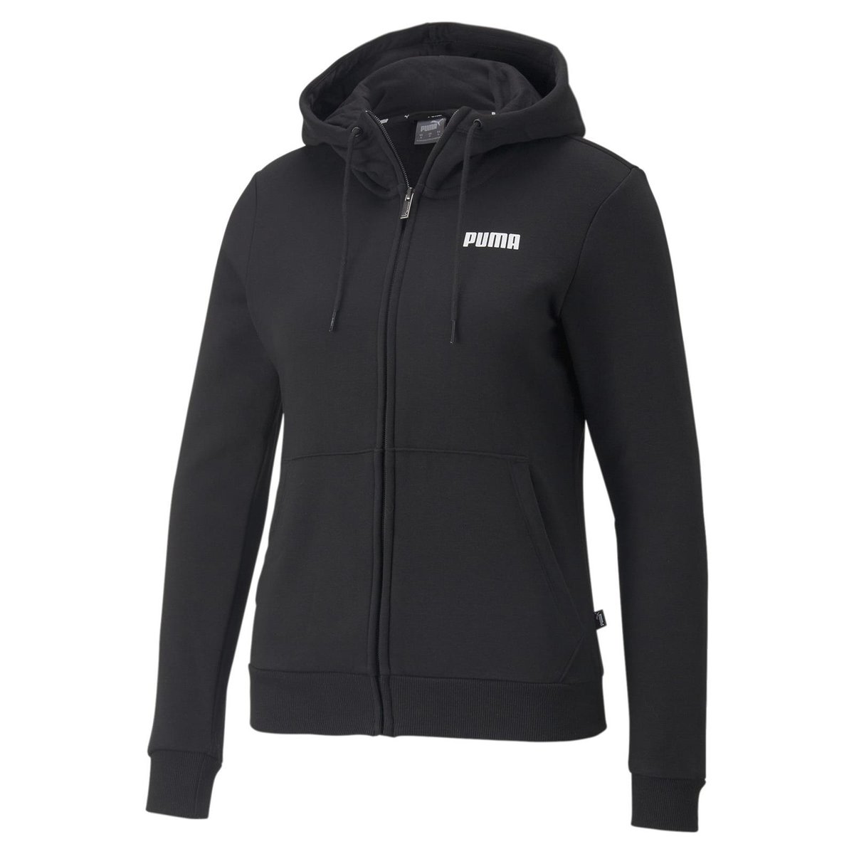 Bluza z kapturem damska Puma ESS FULL-ZIP FL czarna 84720101-S