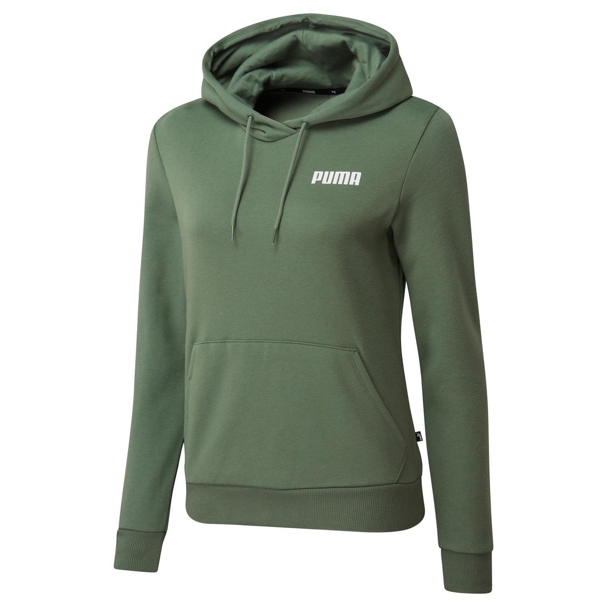 Bluza z kapturem damska Puma ESS zielona 67408647-XS