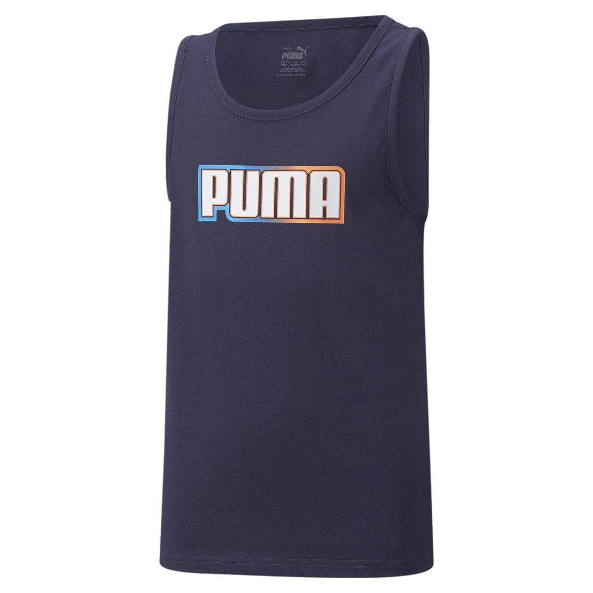 Tank top chłopięcy Puma ALPHA granatowy 84729106-164