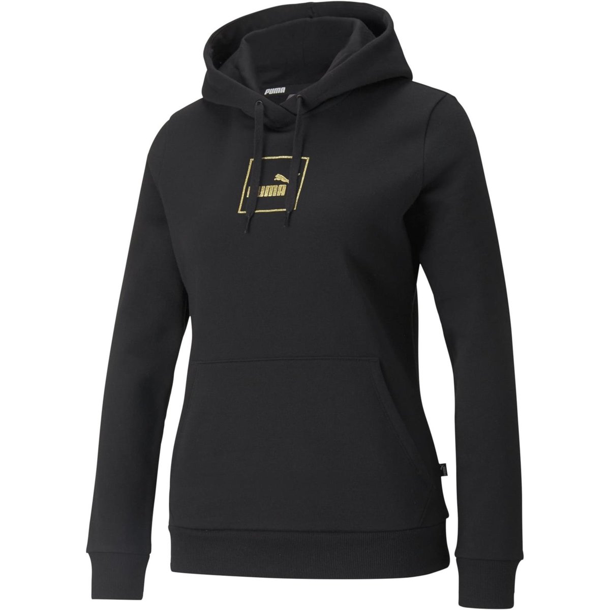 Bluza z kapturem damska Puma HOLIDAY FL czarna 58954901-S
