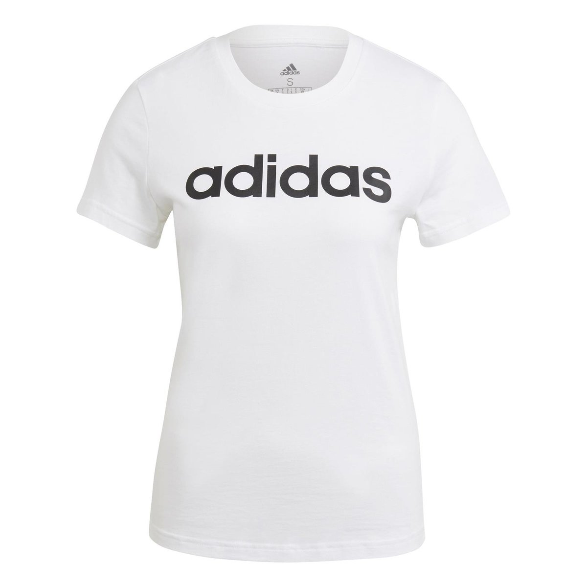 Koszulka damska adidas ESSENTIALS SLIM LOGO biała GL0768-XL