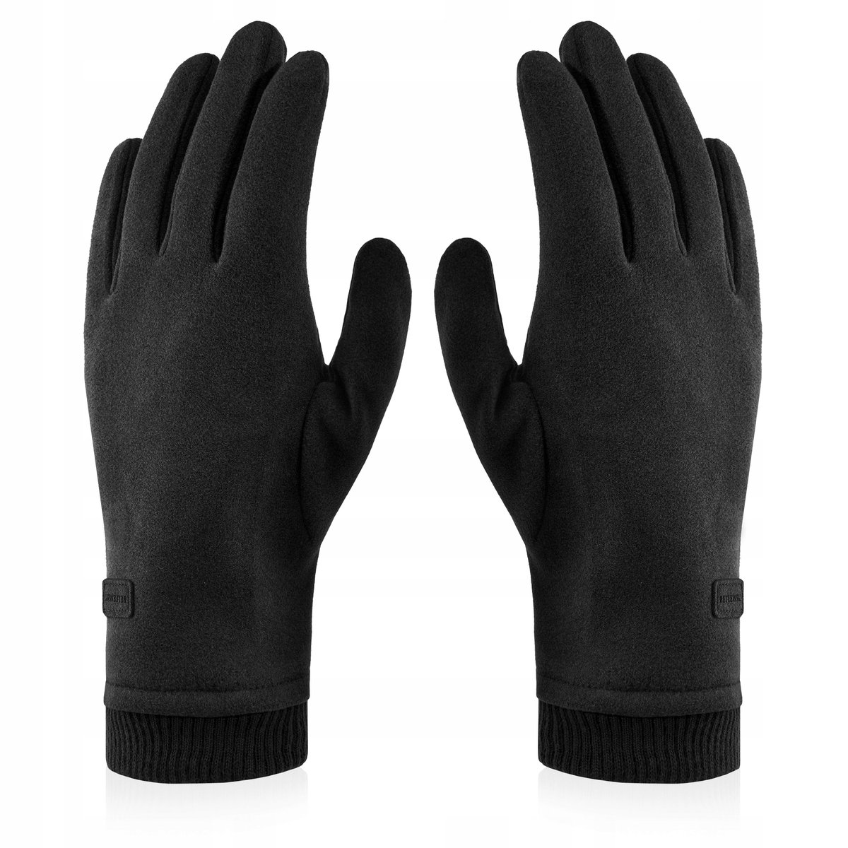 BETLEWSKI Rękawiczki męskie do smartfona zimowe dopasowane eleganckie