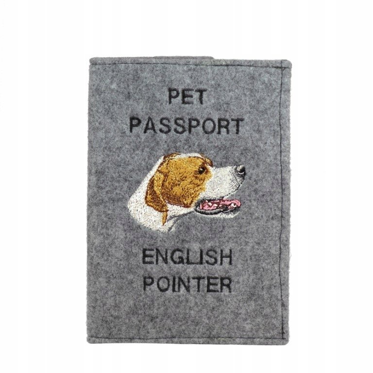 Pointer Haftowany pokrowiec na paszport
