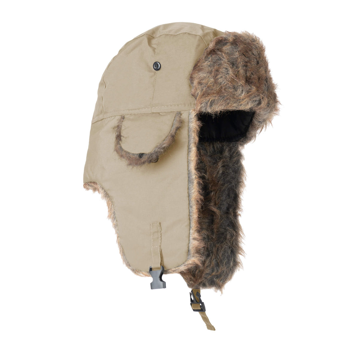 CZAPKA ZIMOWA Z FUTERKIEM PILOTKA - CZAP-USZ-RUS-03