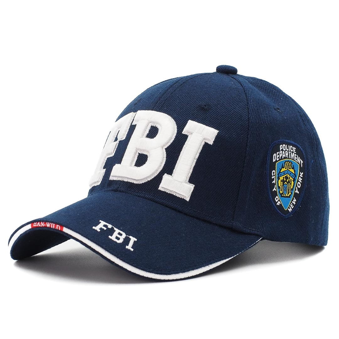 Czapka Z Daszkiem Fbi Granatowa