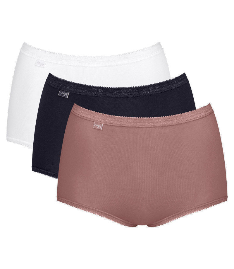 3 x Majtki damskie sloggi Basic+ Maxi C3P-42