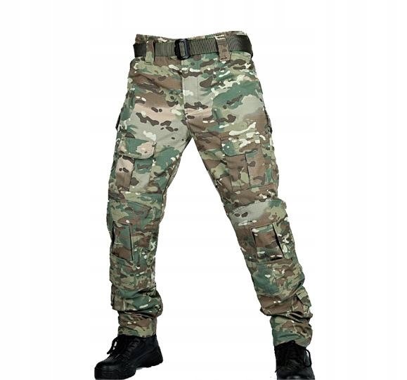 Spodnie Bojówki Wojskowe Militarne Moro Kamuflaż Taktyczne Multicam Roz.3Xl