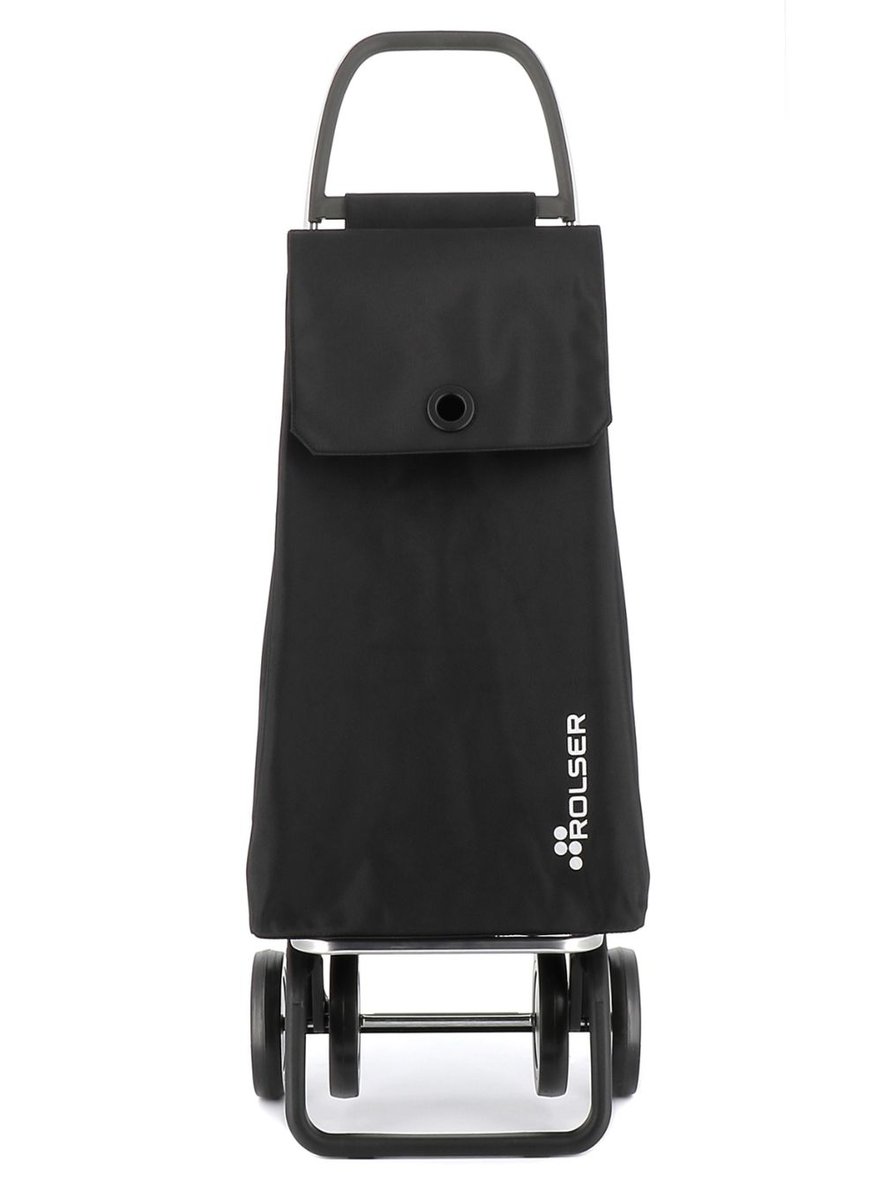 Wózek na zakupy Rolser Akanto MF z 4 kołami - black