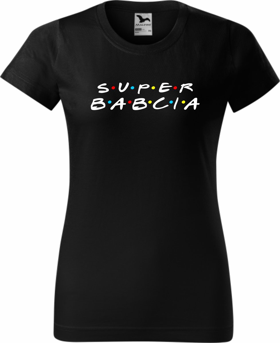 Prezent na Dzień Babci Koszulka z nadrukiem Super Babcia S / Aradena