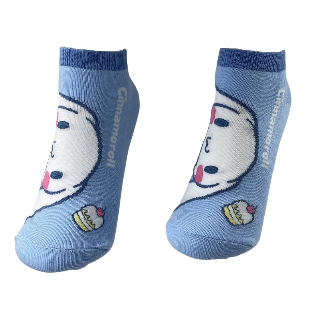 Skarpetki Bawełniane Stopki Błękitne Cinnamoroll Damskie Kitty 36-40
