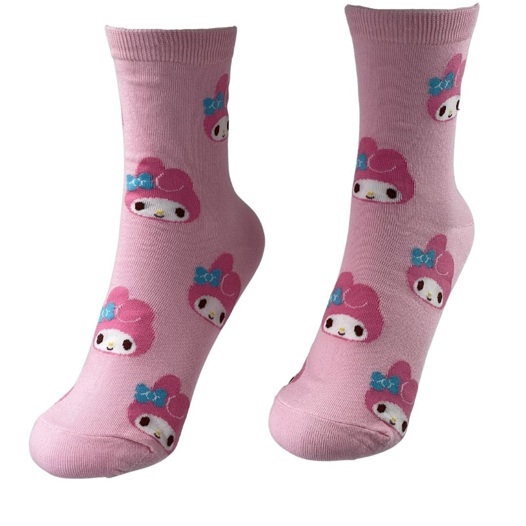 Skarpetki Bawełniane Różowe Długie My Melody Damskie 36-40