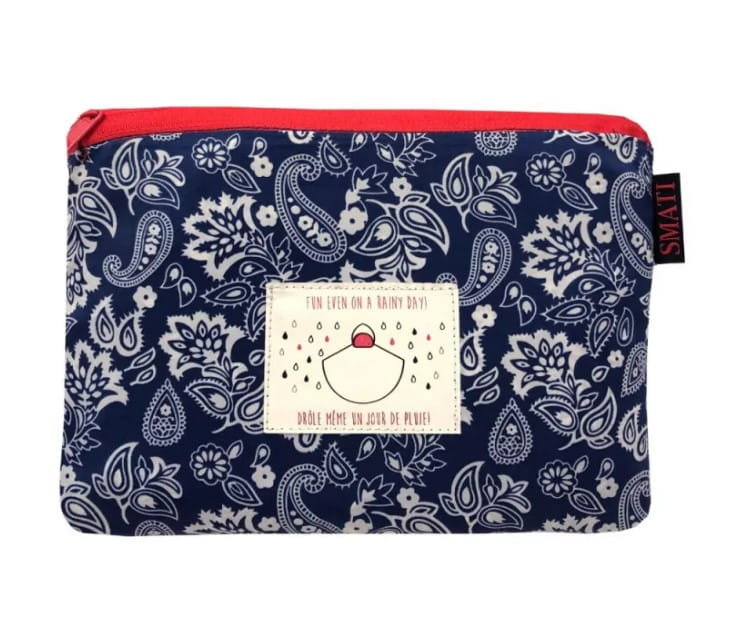 Peleryna Poncho Paisley Blue, Smati