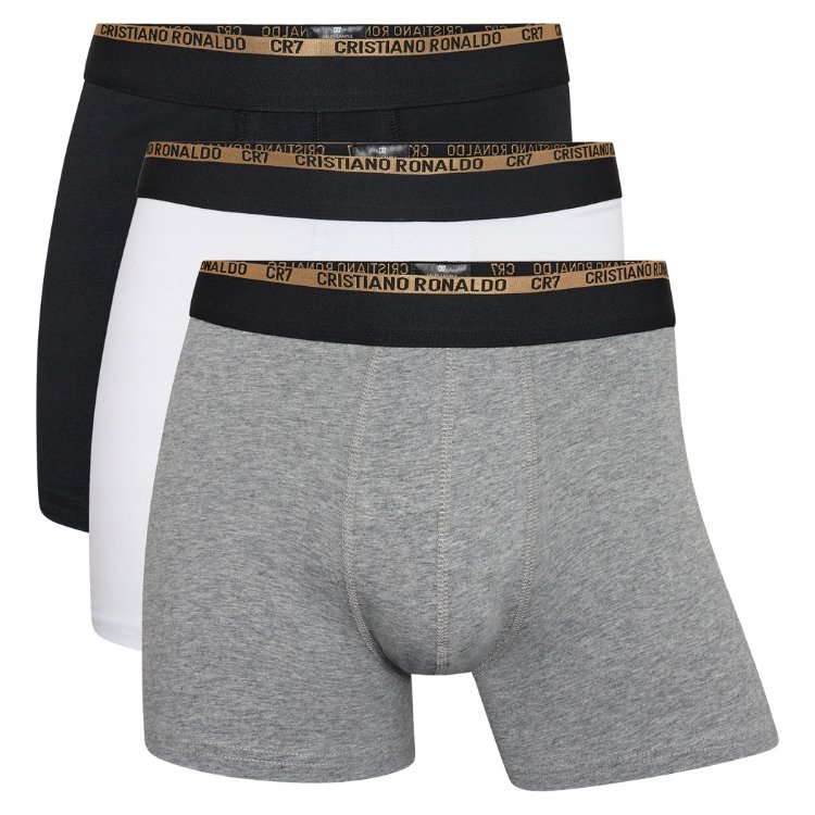 MAJTKI BOKSERKI MĘSKIE CRISTIANO RONALDO CR7 ORYGINALNE ANNIVERSARY 3PAK XL
