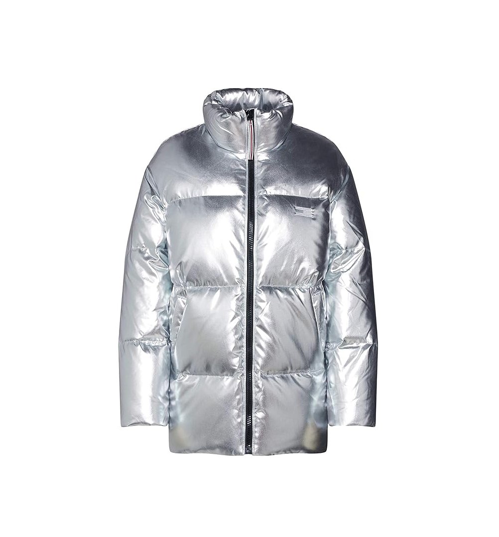 Kurtka damska Tommy Hilfiger Icon High Gloss Puffer puchowa zimowa-L