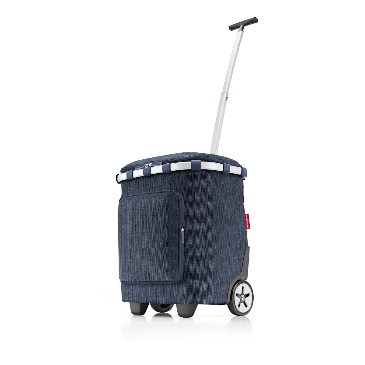 Wózek Carrycruiser Plus, Herringbone Dark Blue, Reisenthel