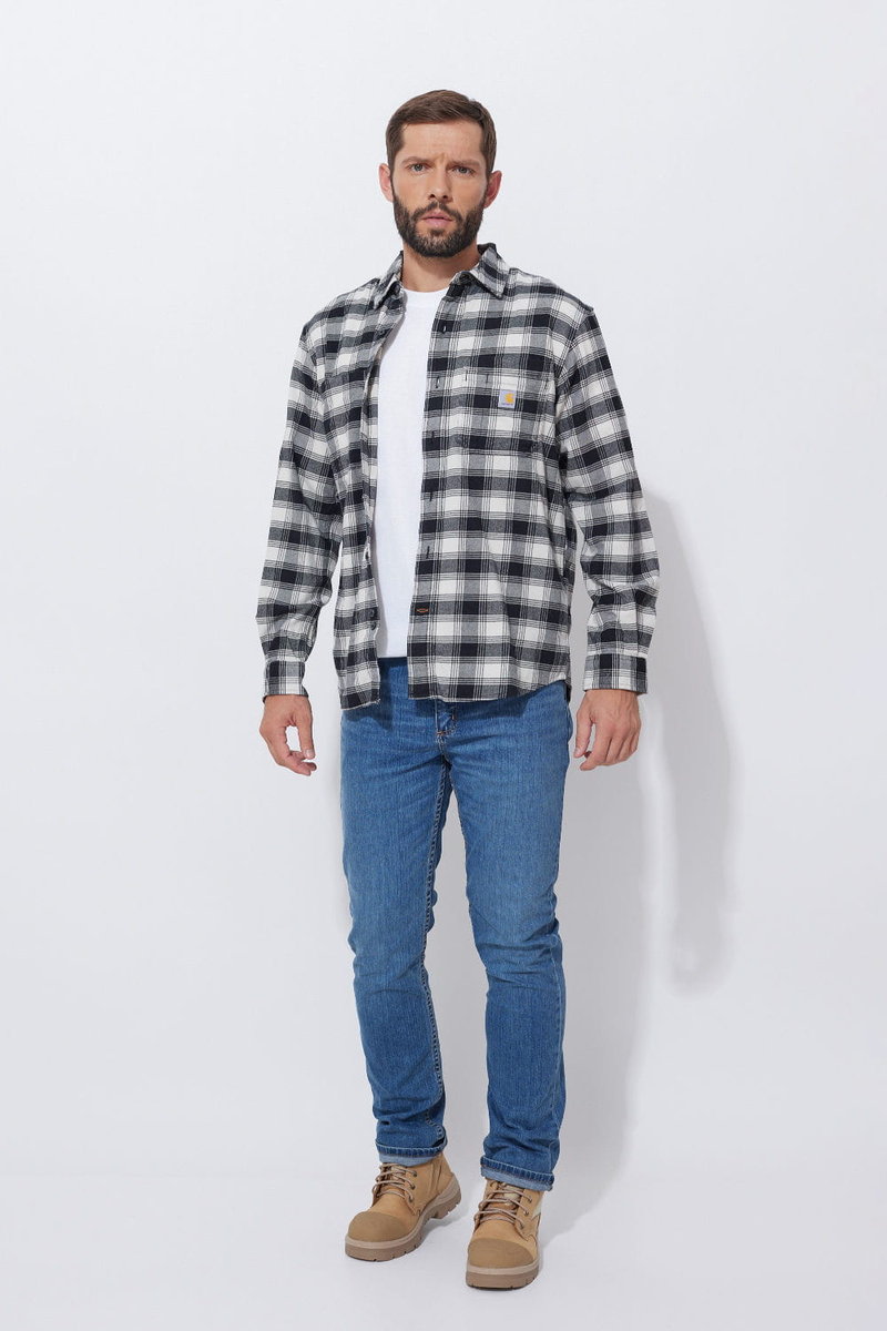 Koszula flanelowa w kratę Carhartt Rugged Flex Midweight - L