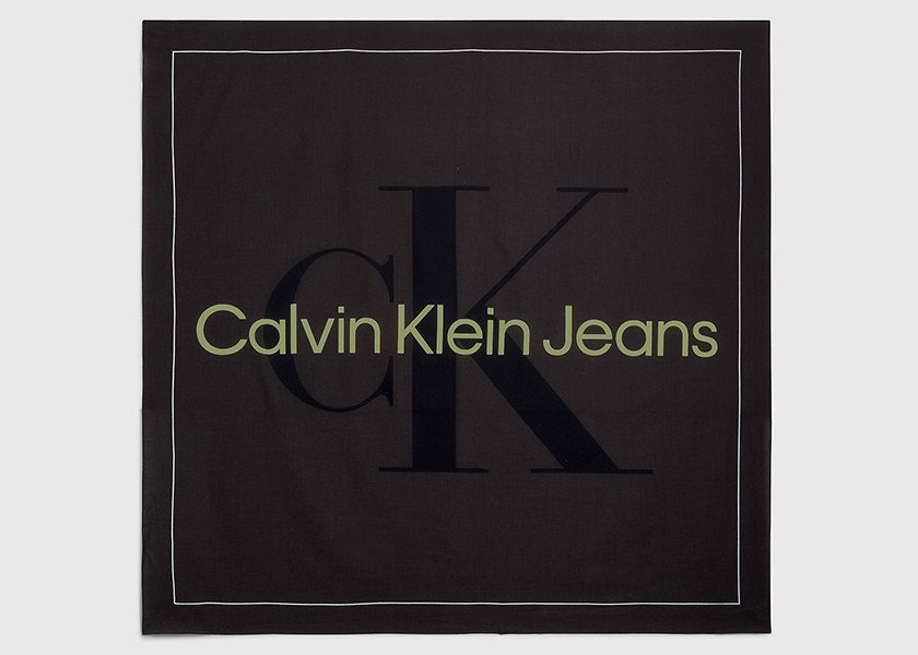 Calvin Klein Jeans Chusta K60K611981 one size Cut Out Monologo Shawl