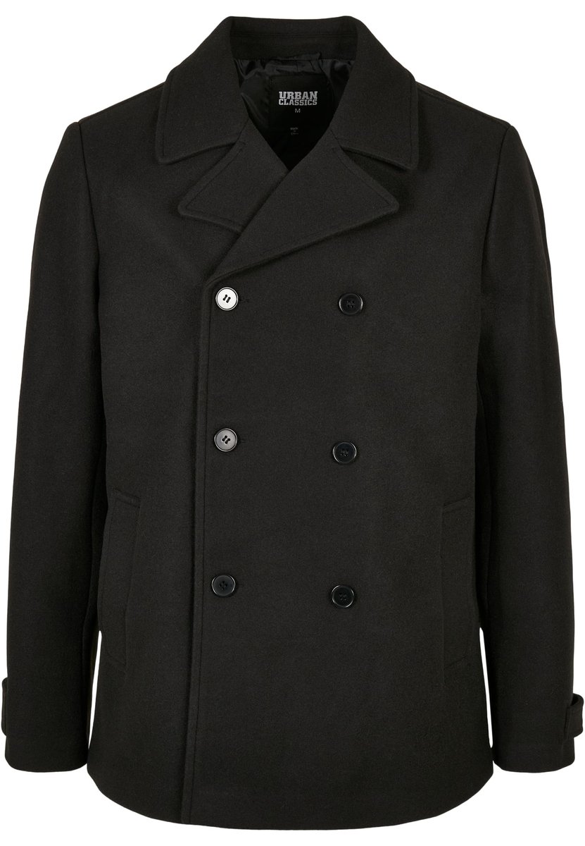 płaszcz marynarski PEA-COAT black-M