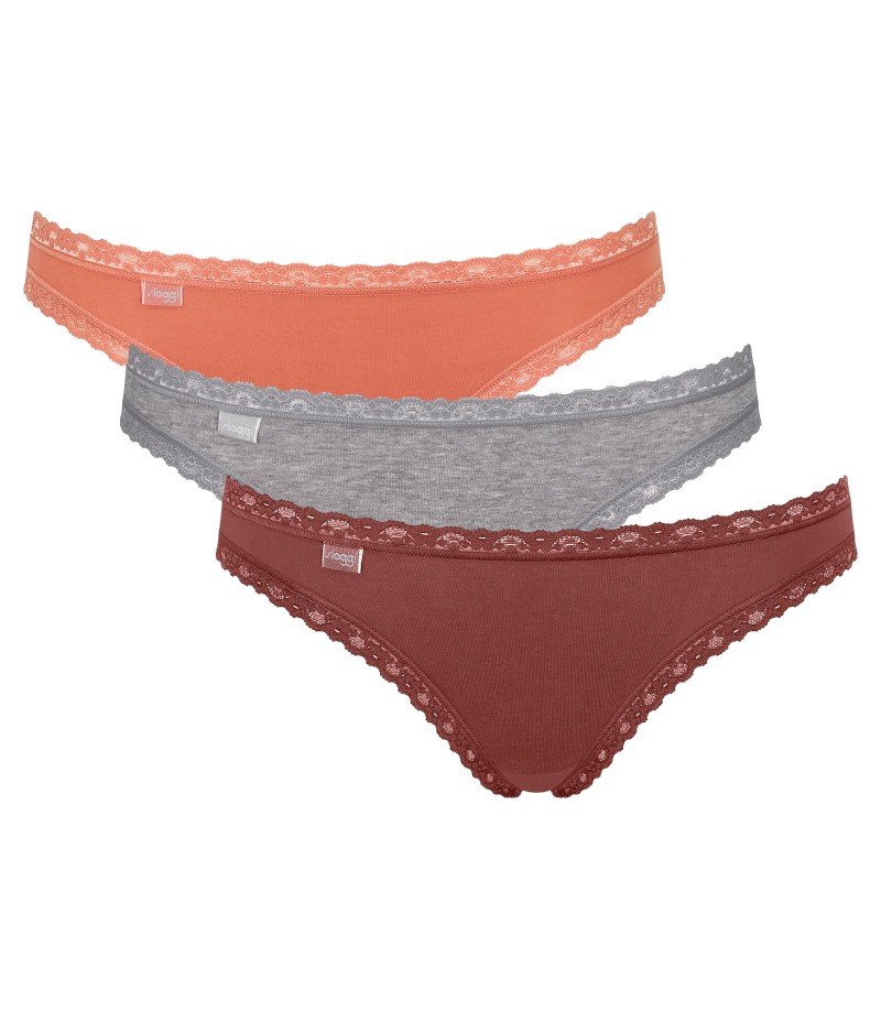3 x Majtki damskie sloggi 24/7 Weekend Tanga C3P-38