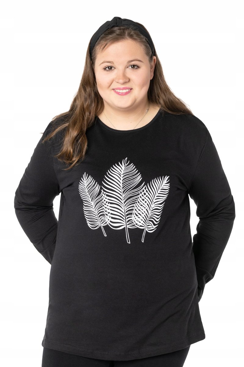 Bluzka Damska Koszulka z Długim Rękawem 2013-2 4XL