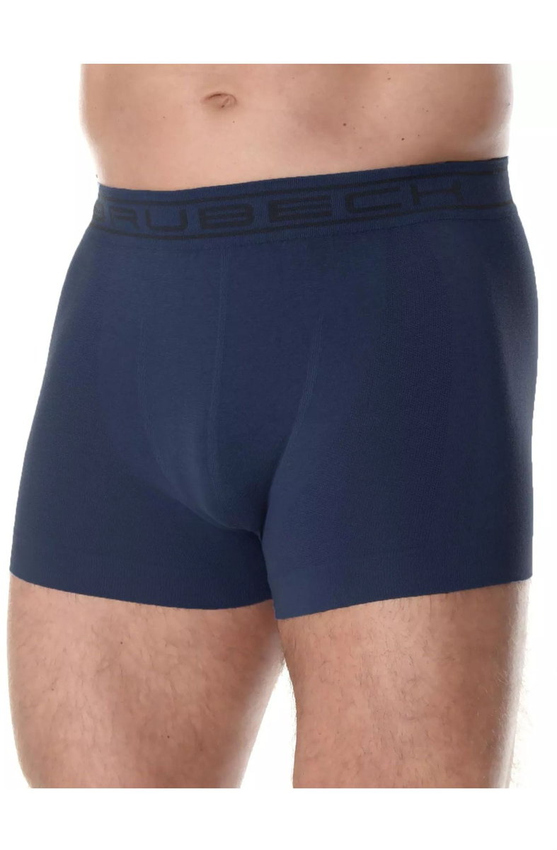 Bokserki męskie bawełniane Brubeck Comfort Cotton BX10050A granatowy - XL