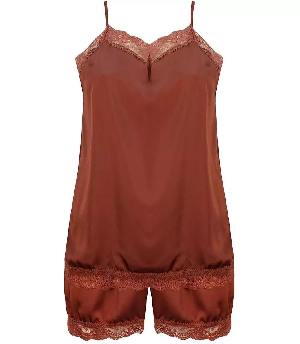 Komplet top + spodenki z koronką sexi-XL/2XL