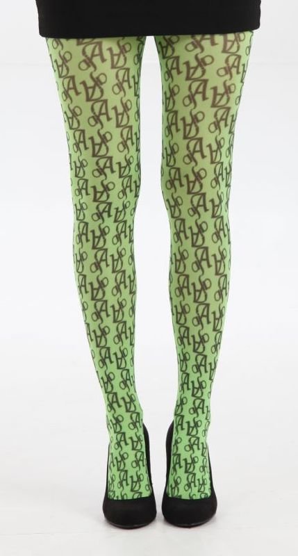Rajstopy PRINTED AJs kolor Flo Zielony