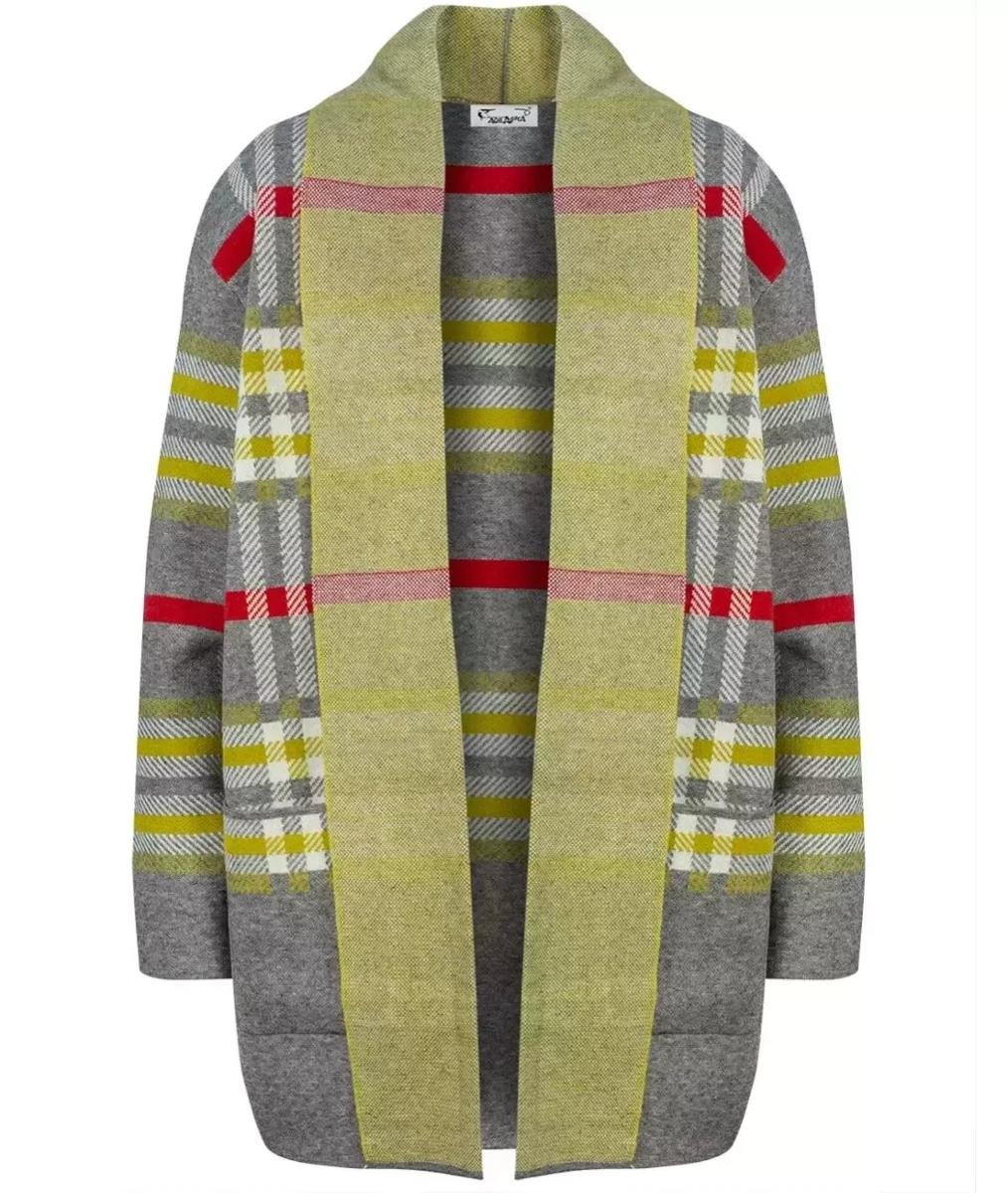 CIEPŁY Sweter Kardigan narzutka KRATA-L/XL