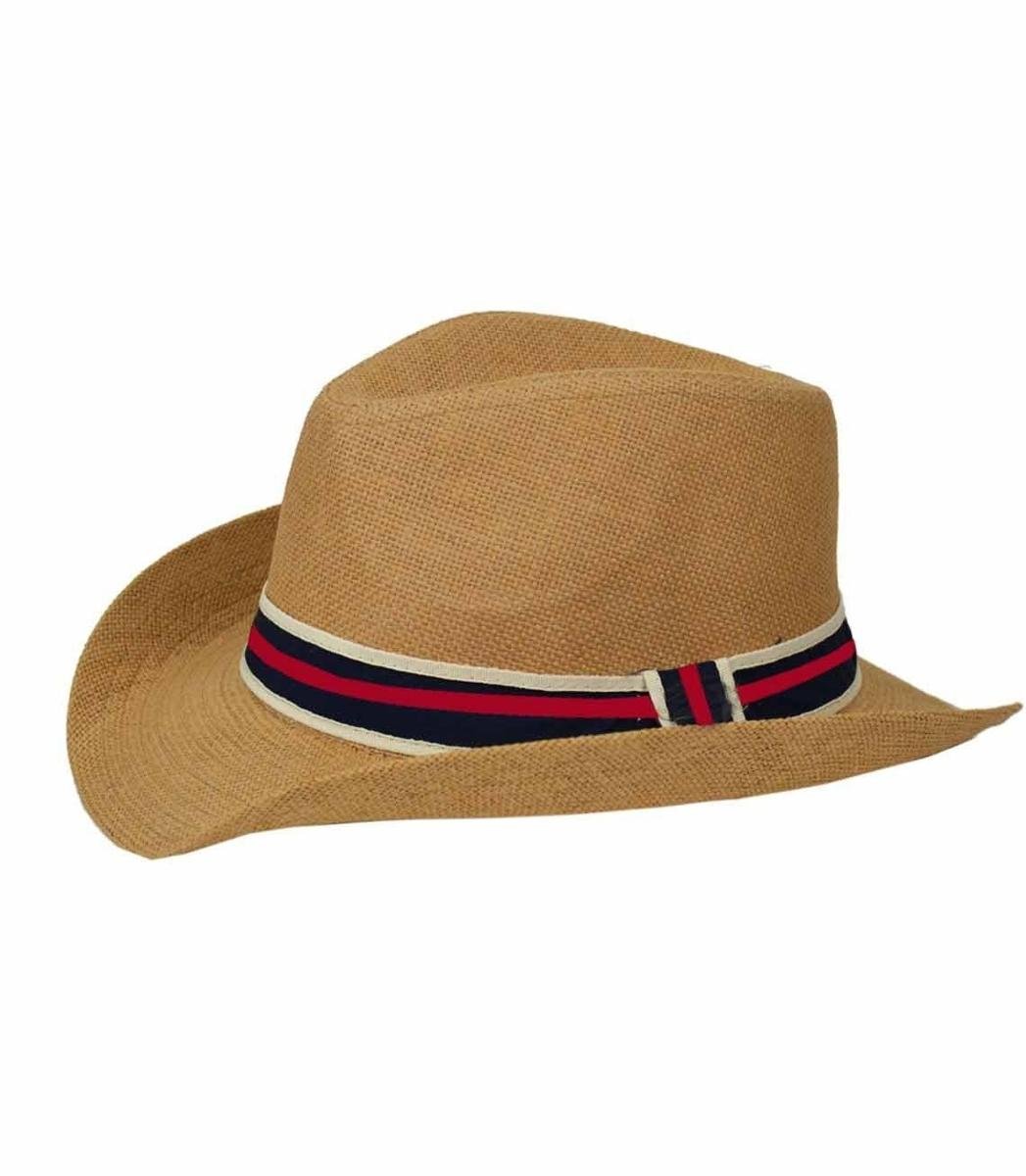Stylowy męski kapelusz słomkowy country-59 cm