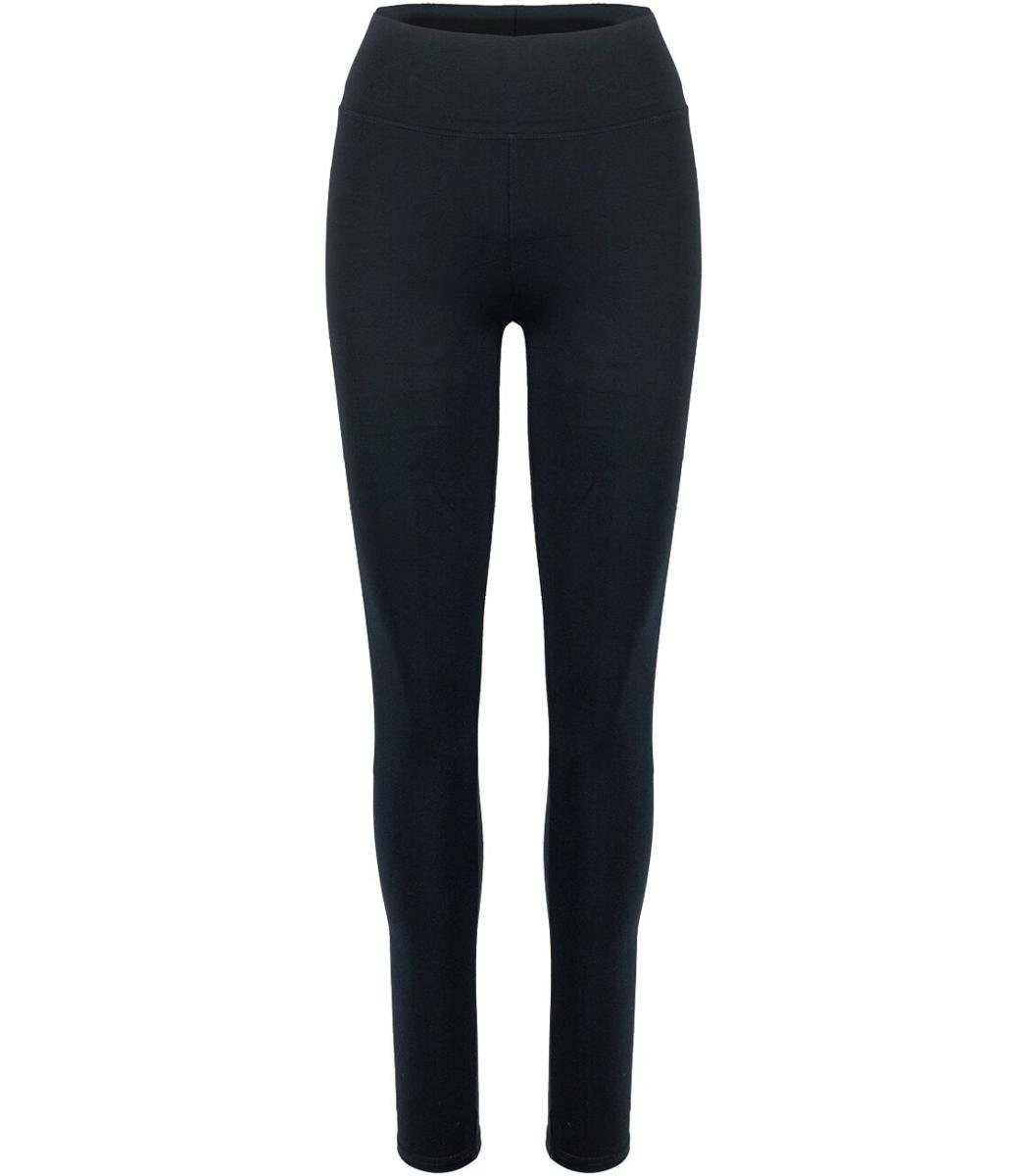 Wyszczuplające czarne legginsy wysoki stan IRMINA-3XL/4XL