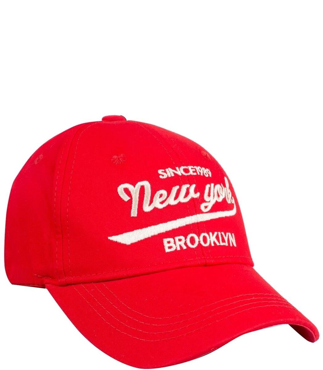 Czapka z daszkiem haft ozdobiona napisem NEW YORK